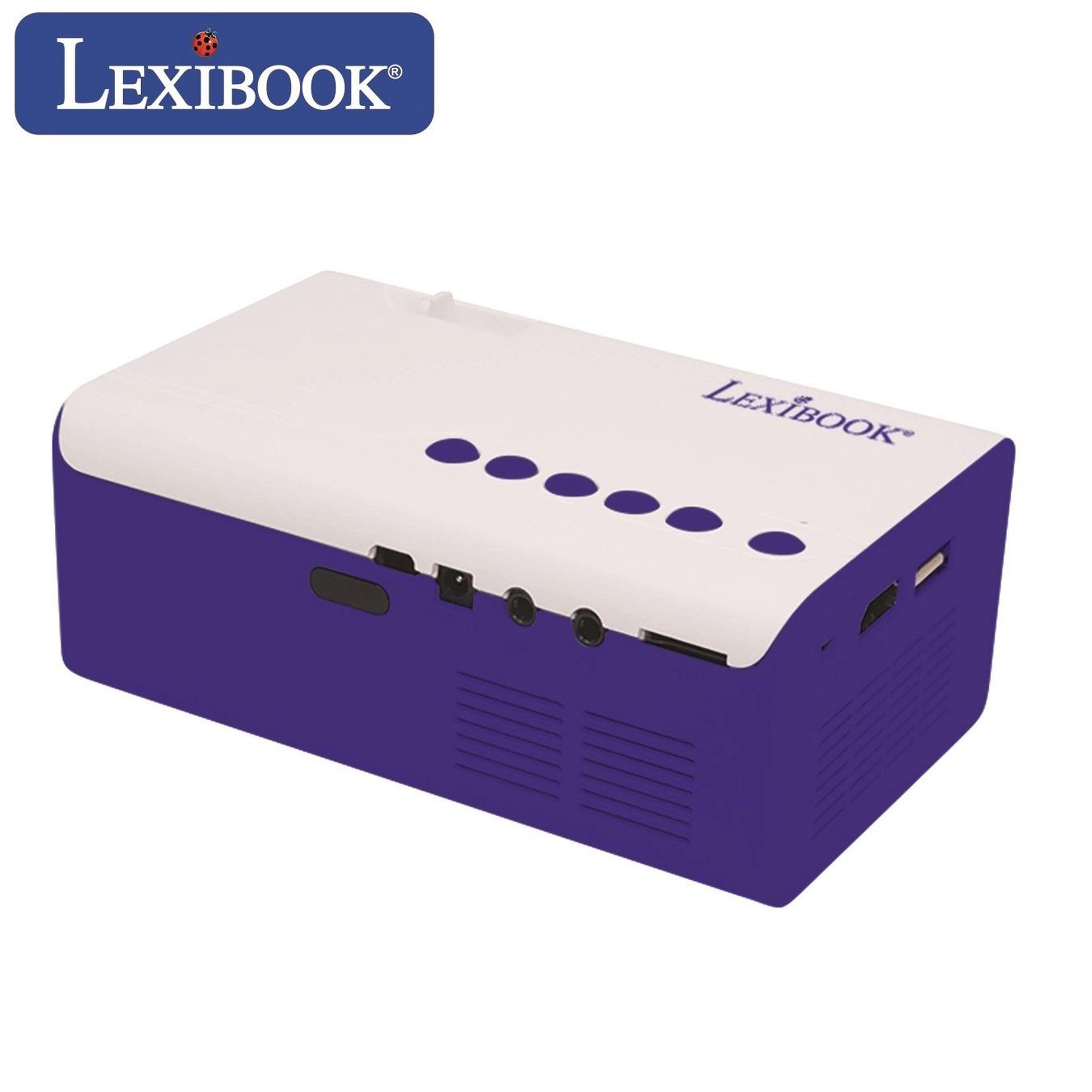 Voir la diapositive 5 : Lexibook Mini projecteur vidéo portable pour films, photos et jeux