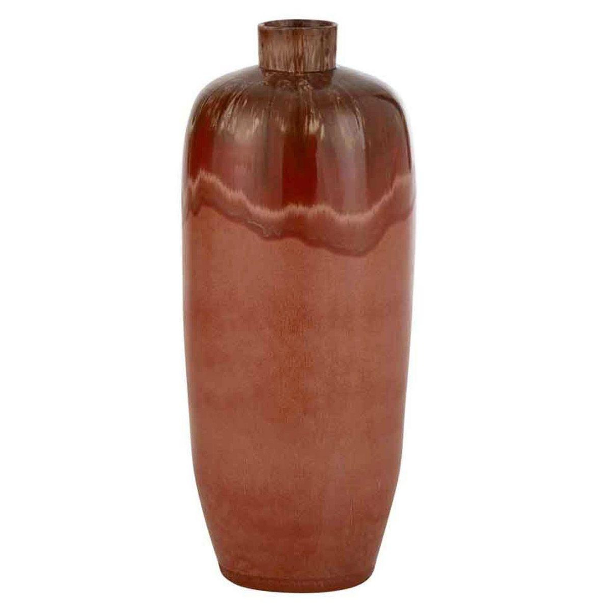 J-LINE Vase Design en Céramique  Aline  70cm Rouge