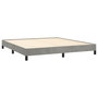 Voir la diapositive 4 : VIDAXL Cadre de lit sans matelas gris clair 180x200 cm velours
