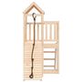 Voir la diapositive 4 : VIDAXL Maisonnette de jeu avec mur d'escalade bois massif de pin