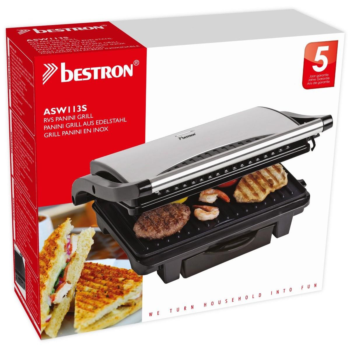 Bestron Grill viande 1000w - asw113s