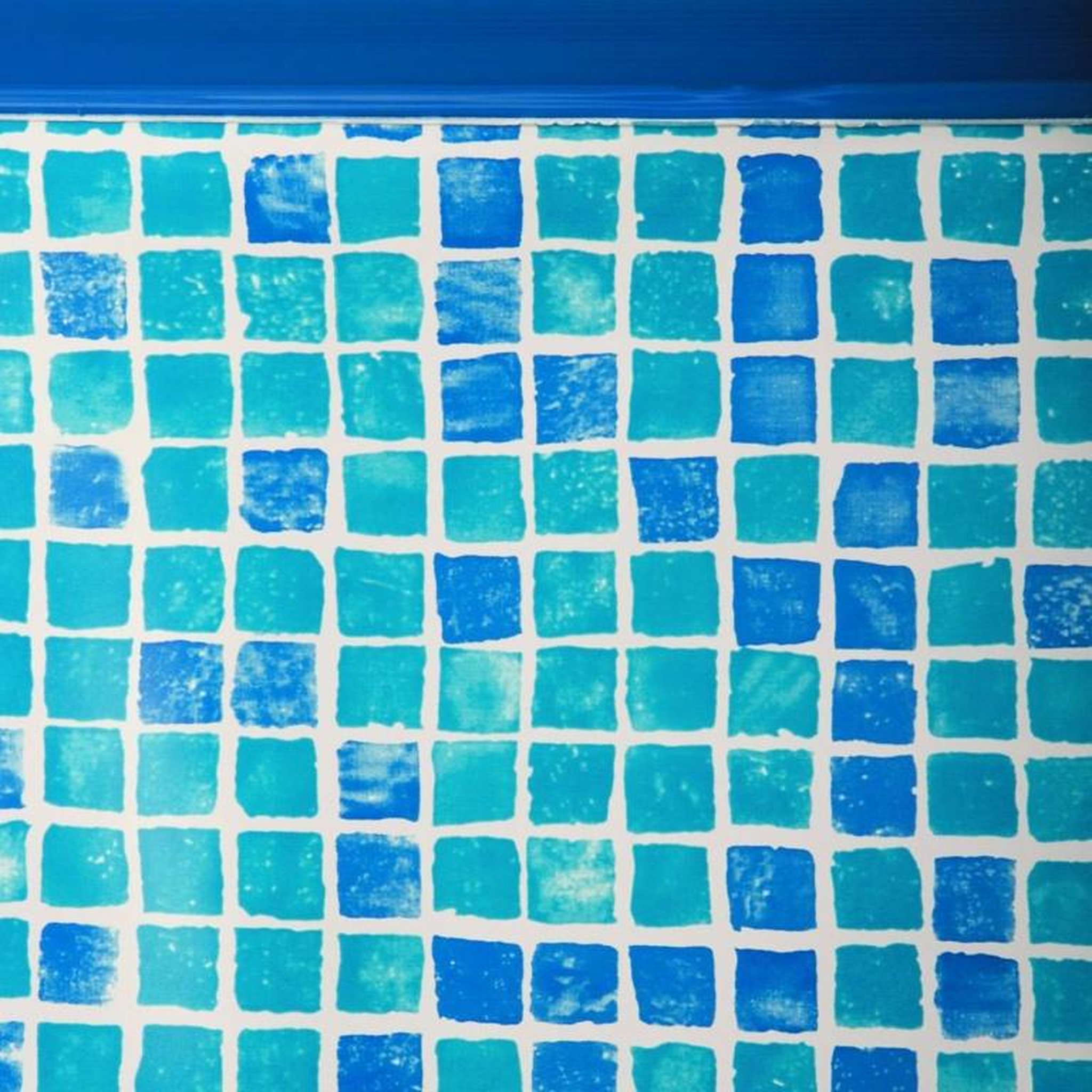 GRE Liner 0,50 bleu grésite piscine ovale 6,10m x 3,75m x 1,32m