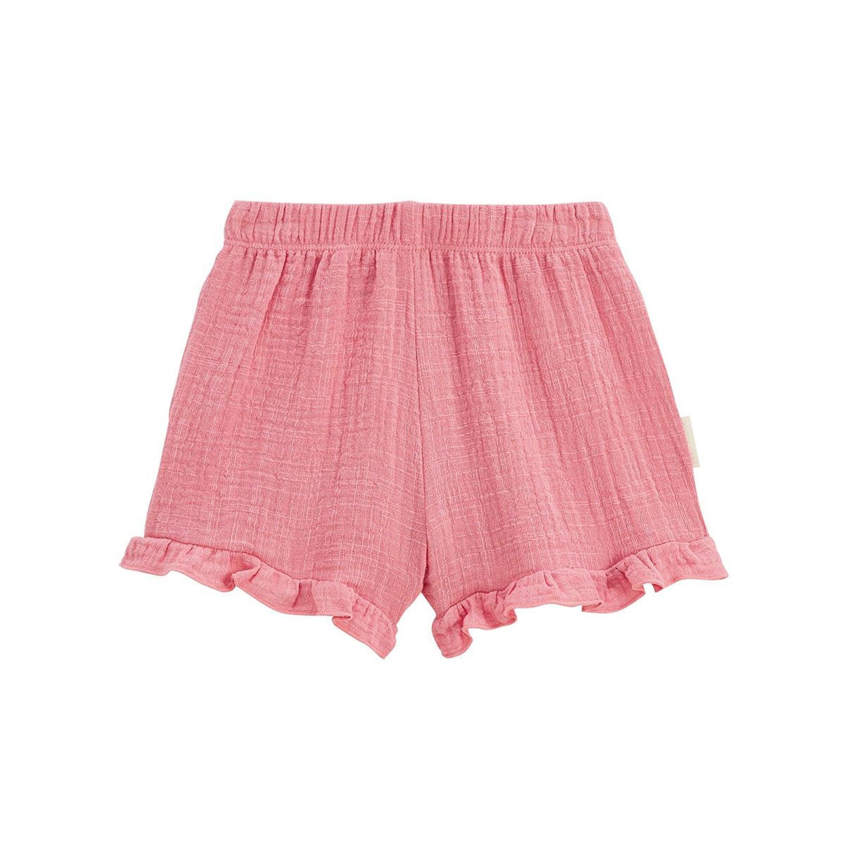 Petit Béguin Ensemble enfant t-shirt et short en gaze de coton Anaelle