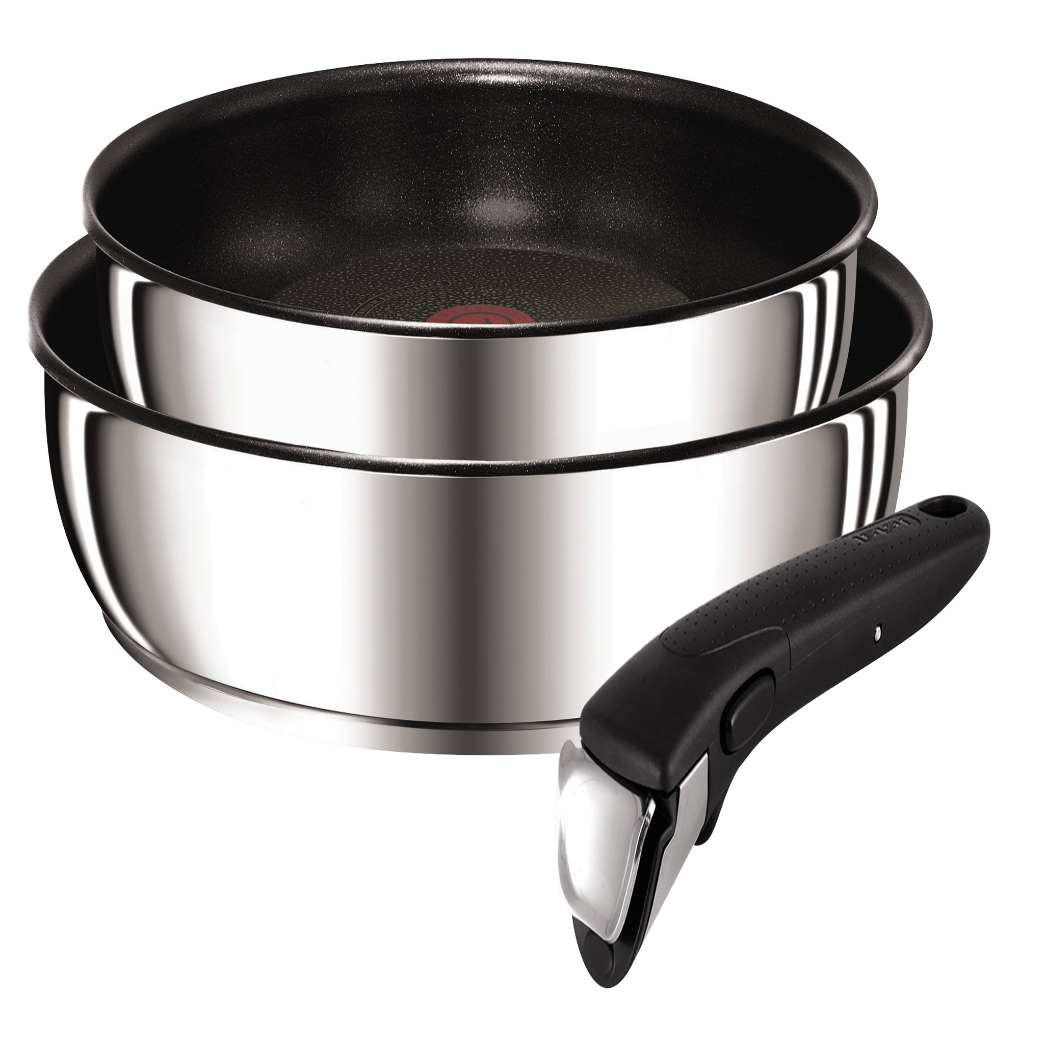 TEFAL Set 2 poêles 22/26cm induction + poignée INGENIO PREFERENCE