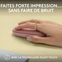 Voir la diapositive 5 : Logitech Souris sans fil Pebble 2 MS350s Rose