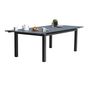 Voir la diapositive 4 : DCB GARDEN Table de jardin - 10/12 places - Aluminium - Gris - MIAMI
