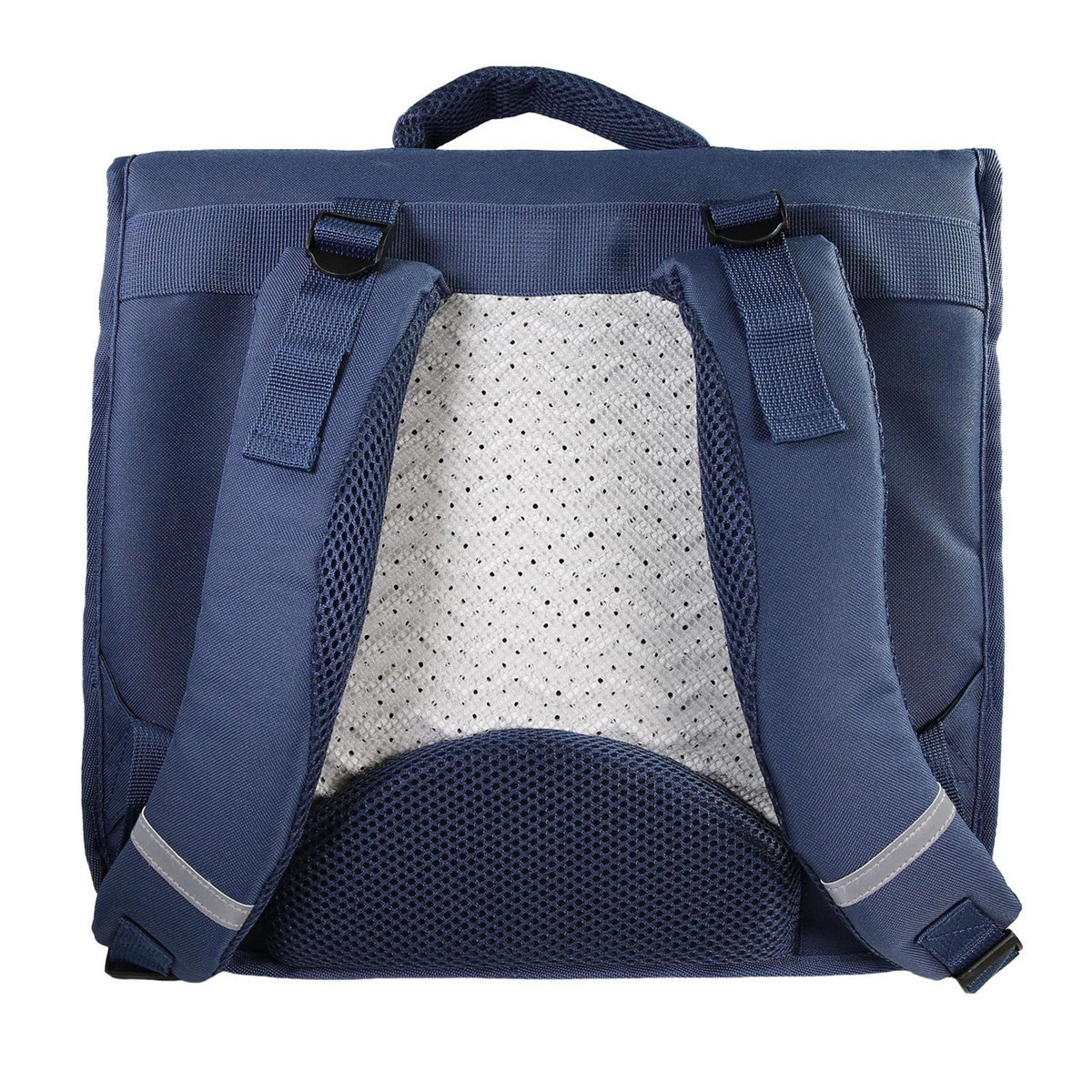 Bagtrotter Cartable Scolaire Primaire 38cm Phileas - Papillon Bleu Marine  2 Compartiments - Bagtrotter