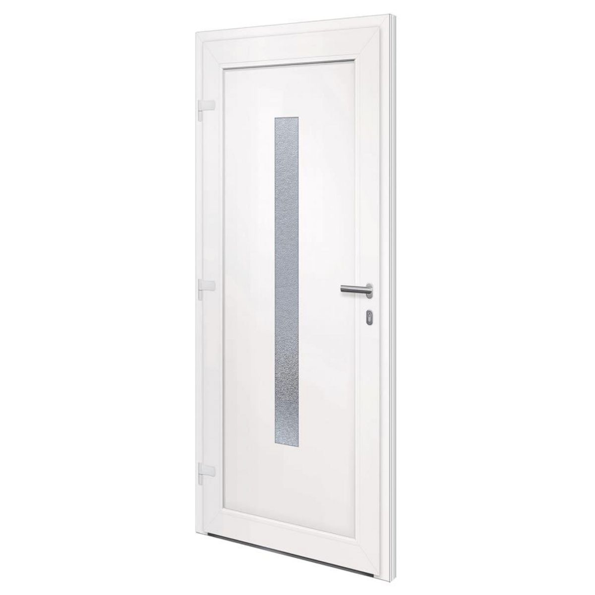 VIDAXL Porte d'entree anthracite 88x200 cm PVC