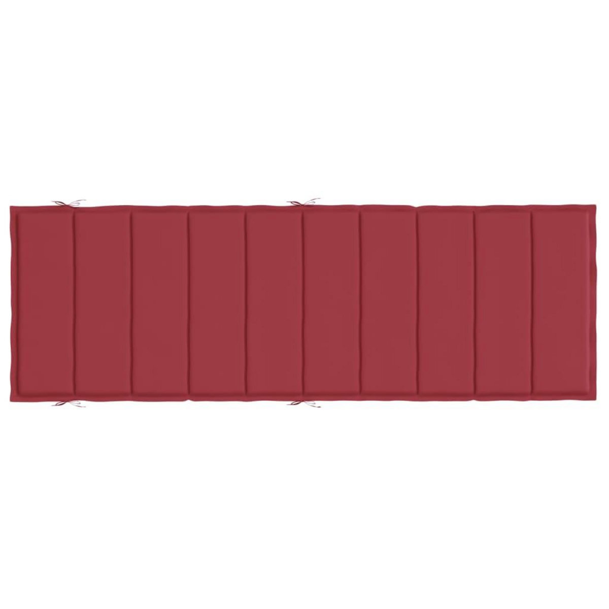 VIDAXL Coussin de chaise longue rouge bordeaux 186x58x3cm tissu oxford