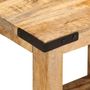 Voir la diapositive 5 : VIDAXL Table d'appoint 40x30x40 cm bois massif de manguier brut