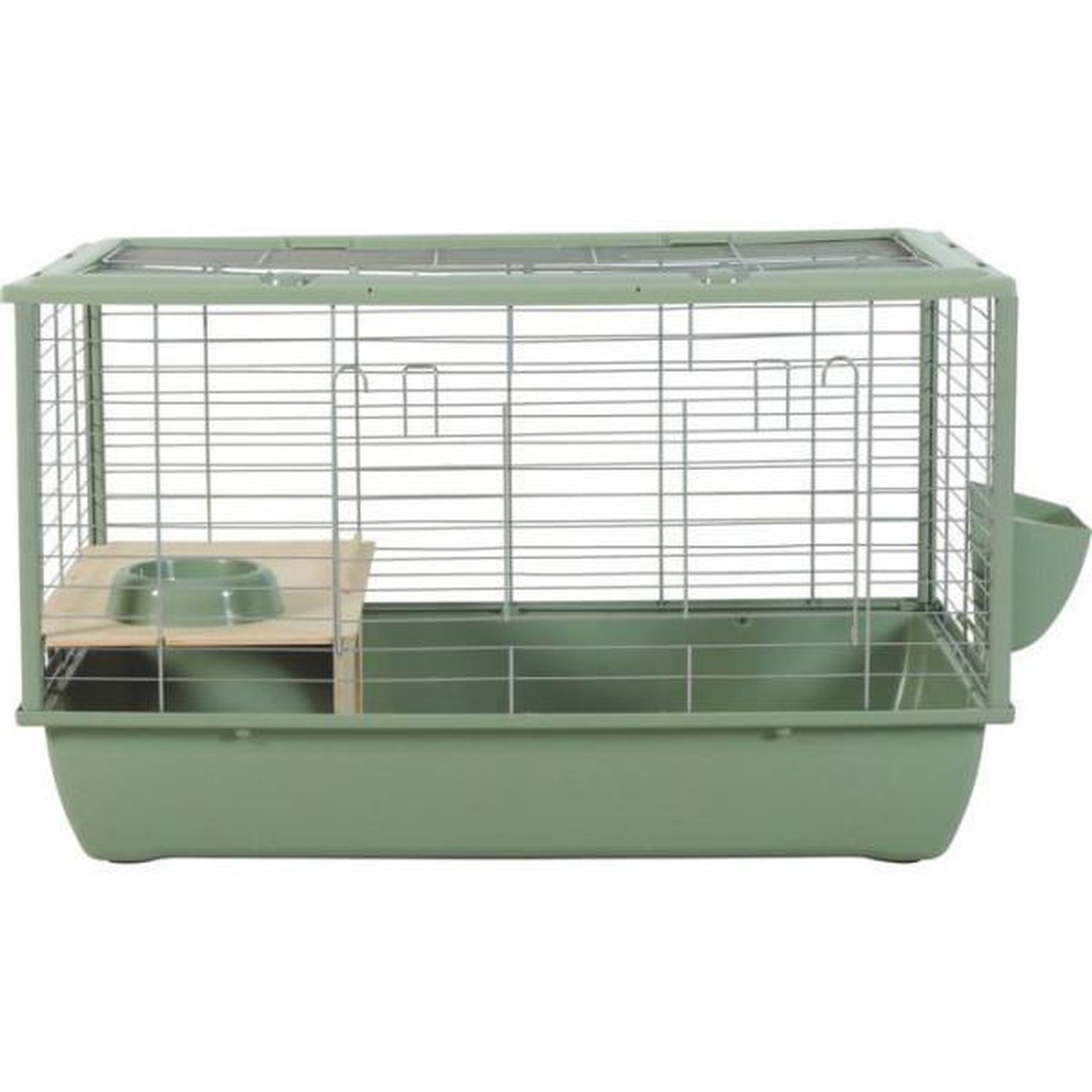 Voir la diapositive 2 : Zolux ZOLUX Cage grillagée cochon d'inde et rongeur Néolife - 80 x 52,5 x 48 cm - Vert