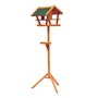 Voir la diapositive 2 : HOMCOM Mangeoire sur pied nichoir a plateau station a oiseaux bois pour exterieur 150cm