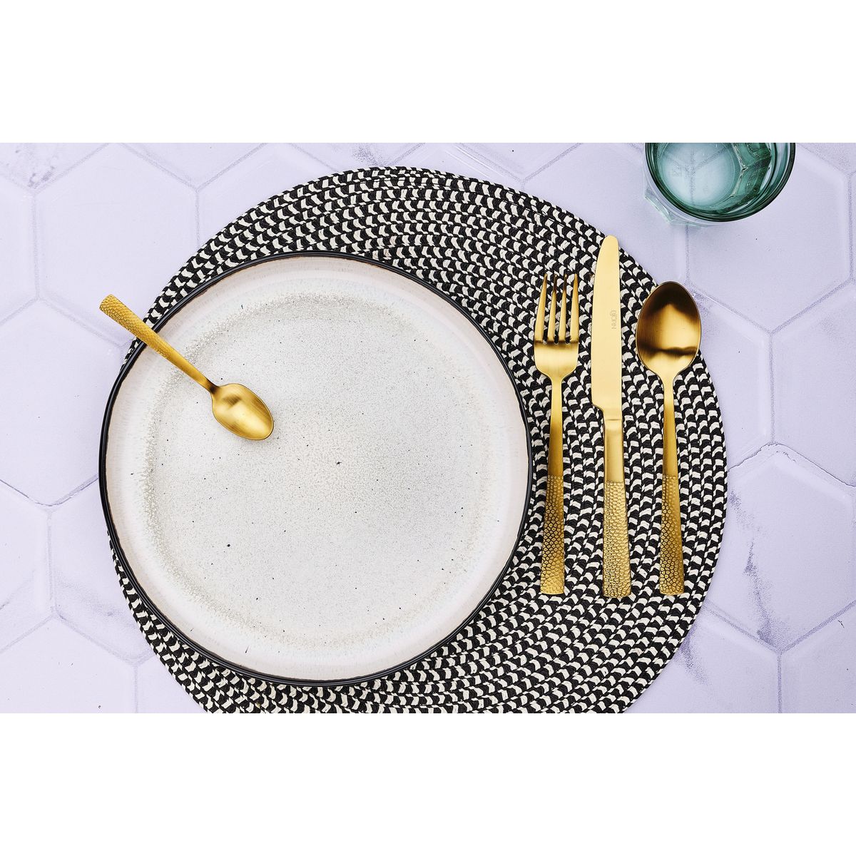 BJORN Coffret 6 petites cuillères FINN - Gold