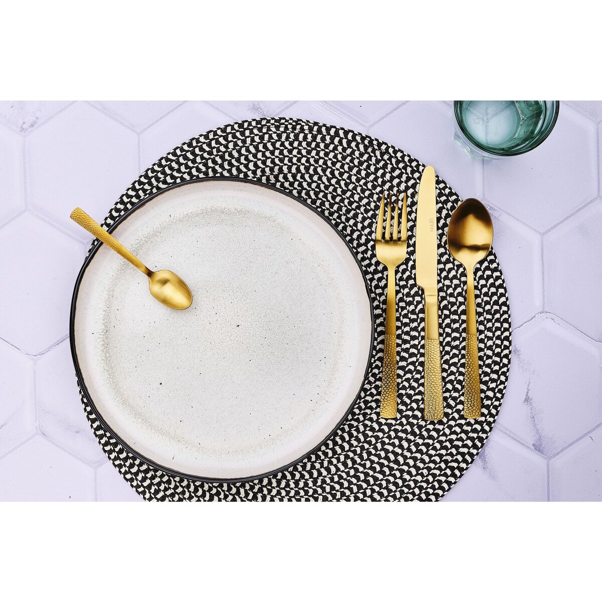 BJORN Coffret 6 petites cuillères FINN - Gold