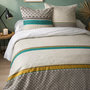 Voir la diapositive 1 : Home collection Parure housse de couette coton 57fils-loxa