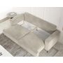 Voir la diapositive 2 : BEST MOBILIER Bucay - canapé 3 places - convertible avec coffre - en velours