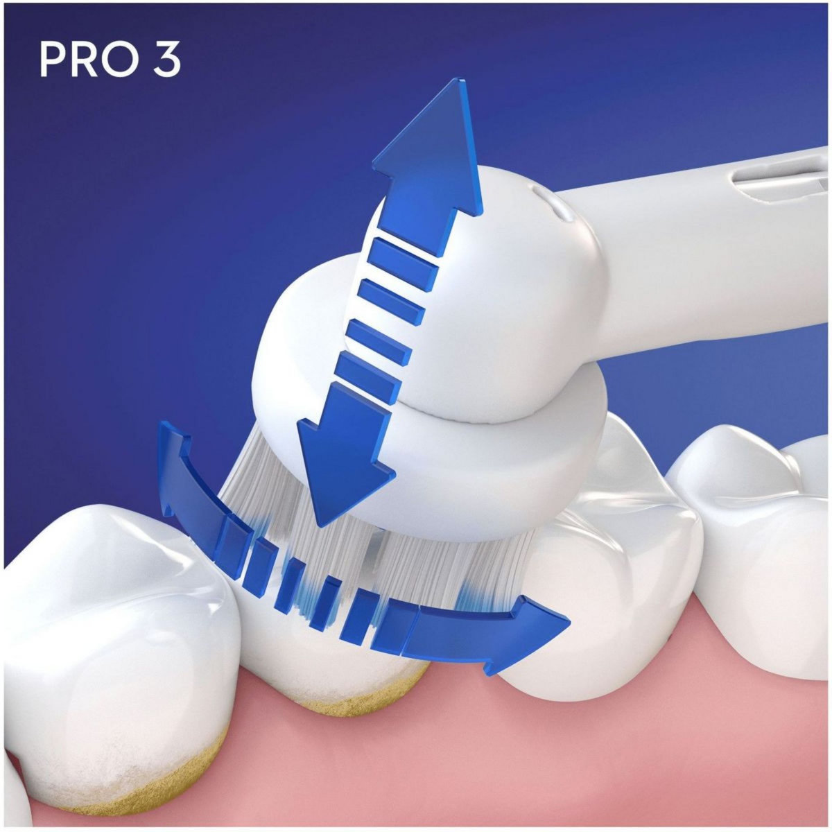 ORAL B Brosse à dents électrique Pro 3800 sensi ulta thin blanche