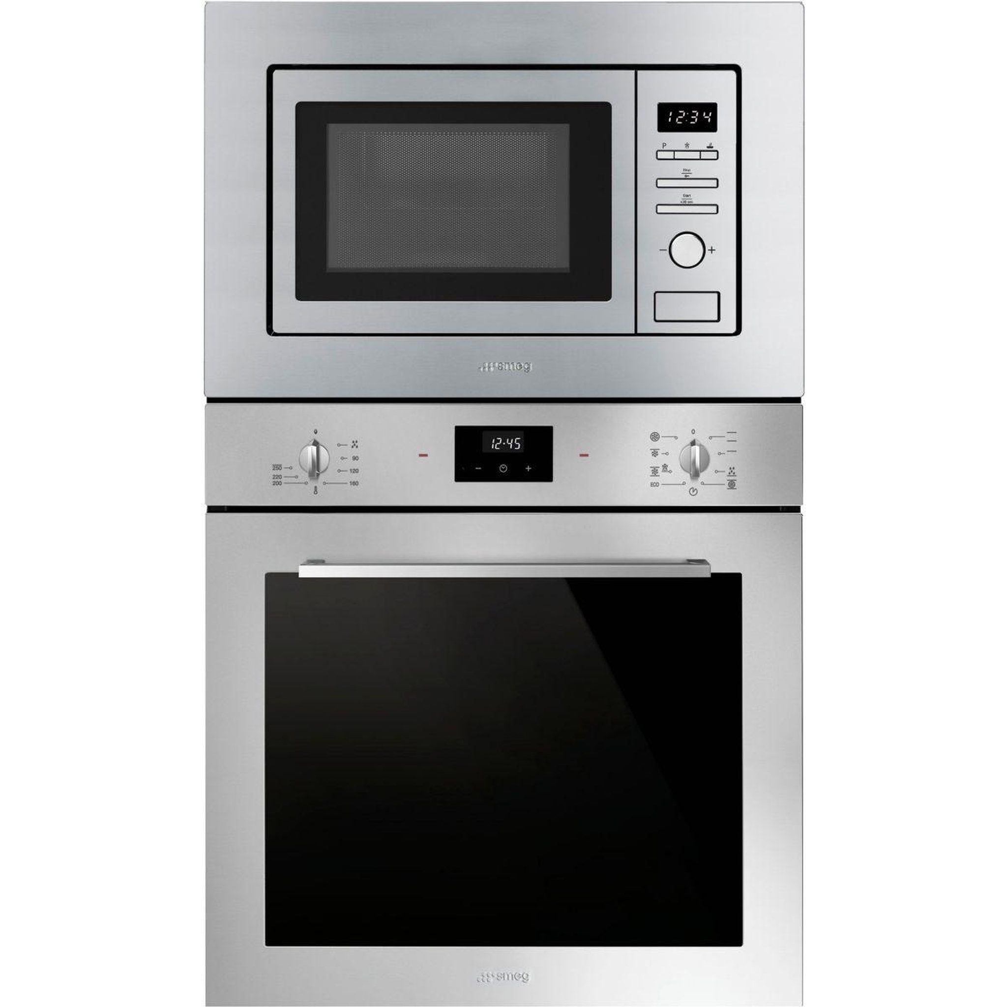 Voir la diapositive 3 : SMEG Micro ondes grill encastrable FMI020X