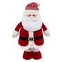 Voir la diapositive 2 : ATMOSPHERA Père Noël Télescopique  Soir  78cm Rouge & Blanc