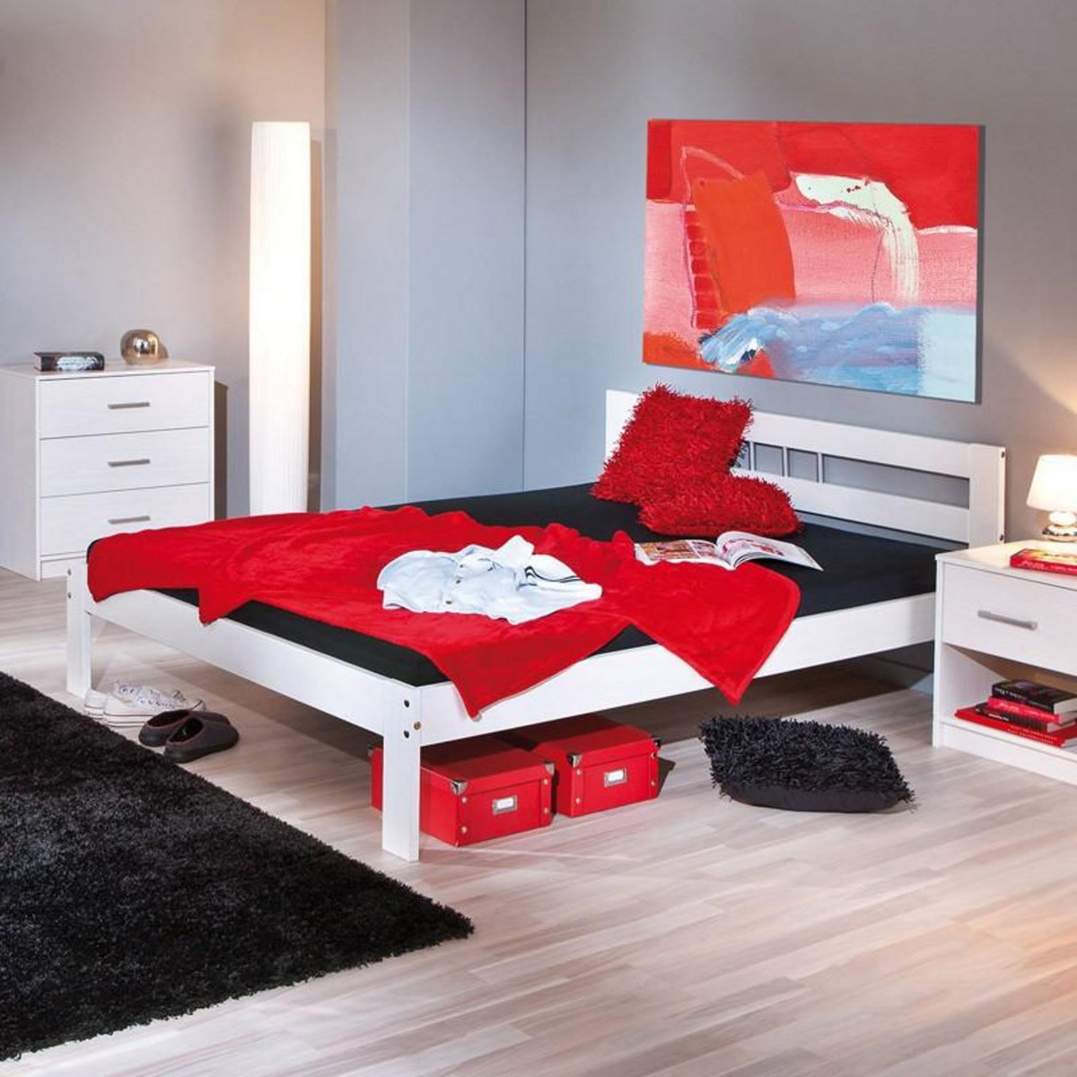 Paris Prix Lit Adulte 140x190cm  Angel  Blanc
