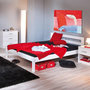Voir la diapositive 2 : Paris Prix Lit Adulte 140x190cm  Angel  Blanc