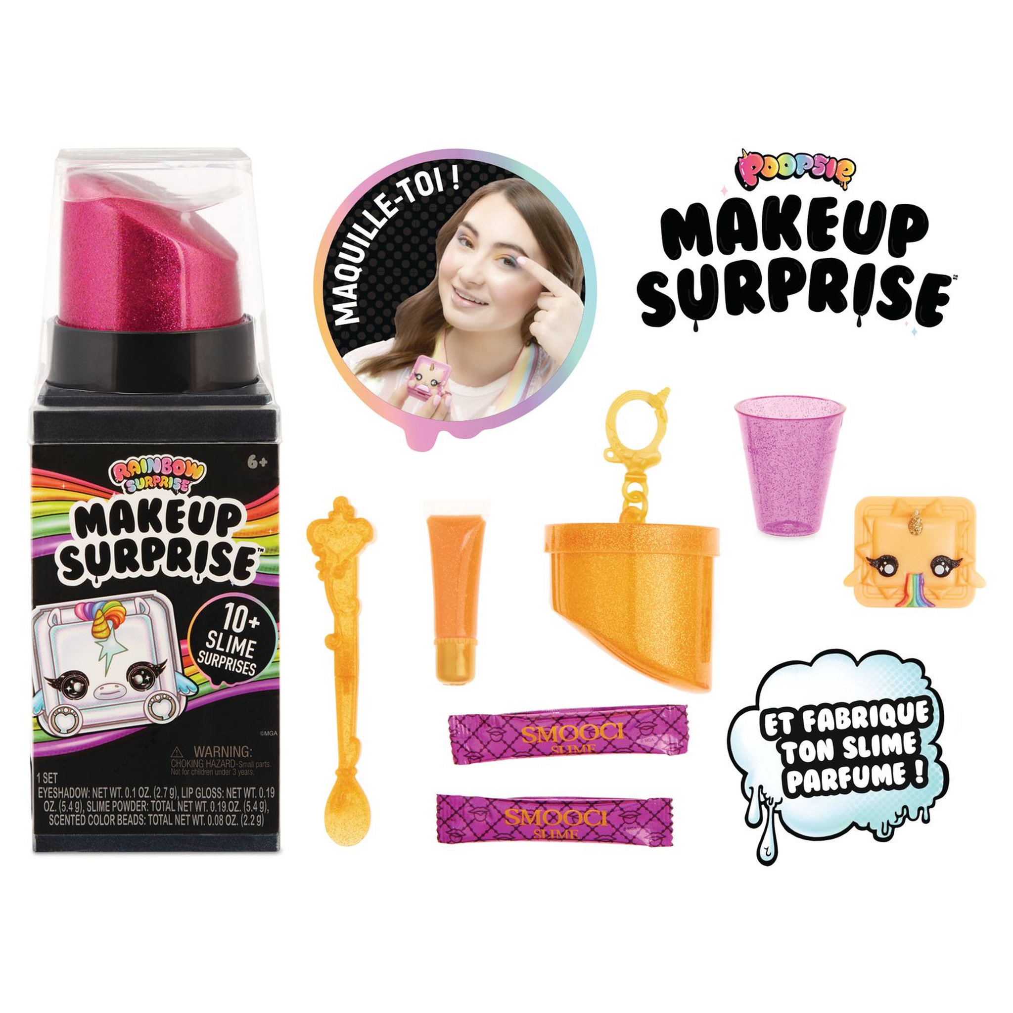 Voir la diapositive 2 : GP TOYS Maquillage Surprise - Poopsie Rainbow Surprise - slime