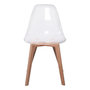 Voir la diapositive 5 : Paris Prix Lot de 2 Chaises Scandinave  Vika  83cm Transparent