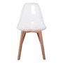 Voir la diapositive 5 : Paris Prix Lot de 2 Chaises Scandinave  Vika  83cm Transparent