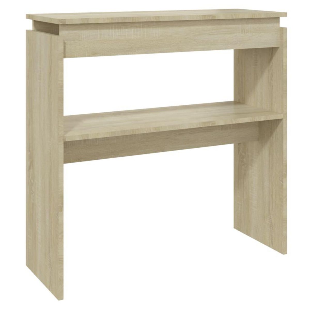 VIDAXL Table console chene sonoma 80x30x80 cm bois d'ingenierie