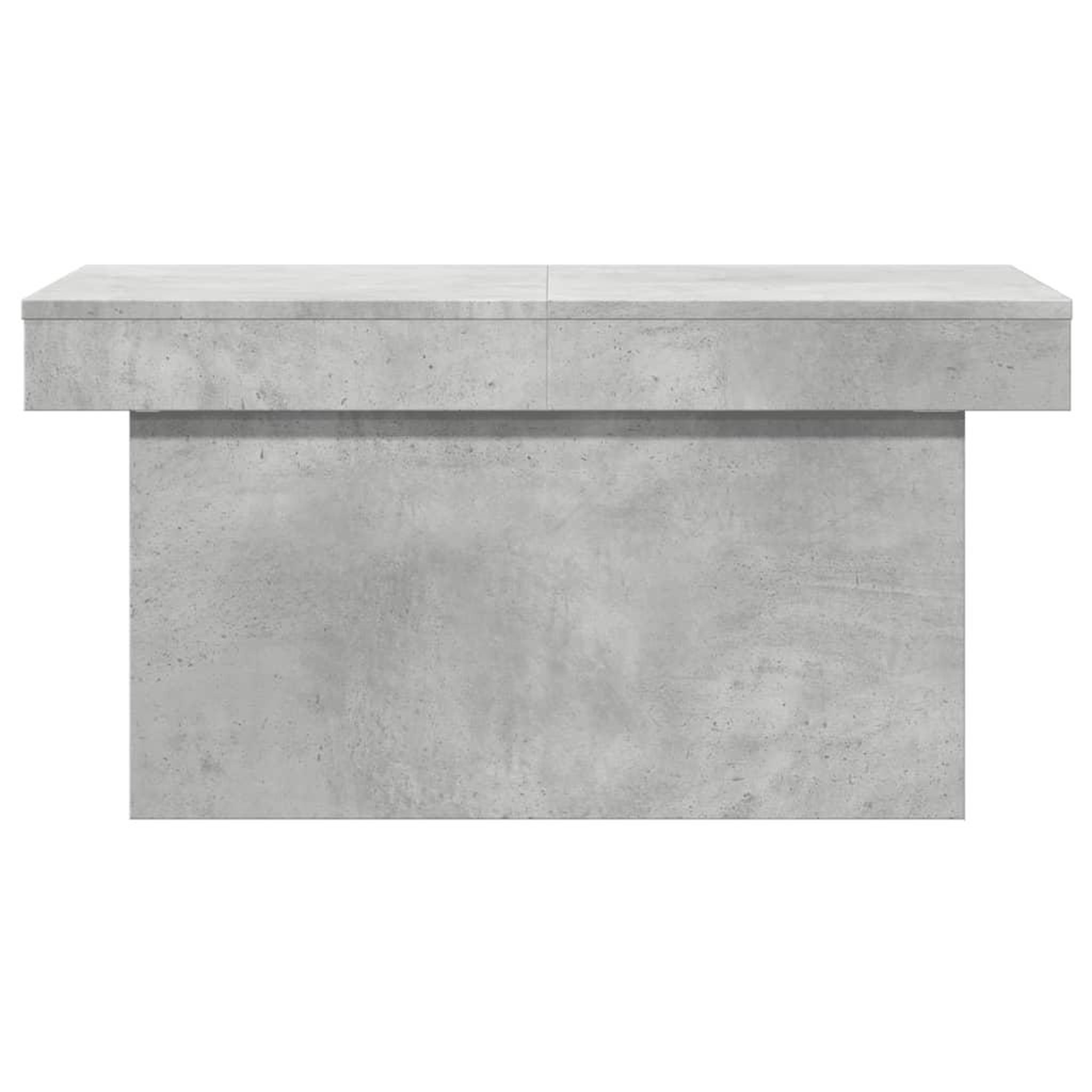 Voir la diapositive 5 : VIDAXL Table basse gris beton 100x55x40 cm bois d'ingenierie