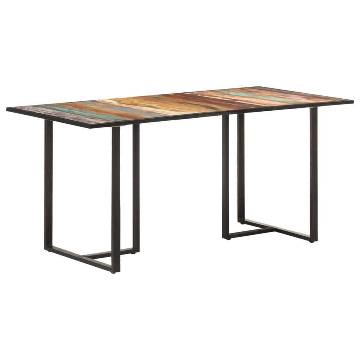 VIDAXL Table de salle a manger 160 cm Bois de recuperation massif
