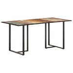 VIDAXL Table de salle a manger 160 cm Bois de recuperation massif