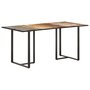 Voir la diapositive 1 : VIDAXL Table de salle a manger 160 cm Bois de recuperation massif