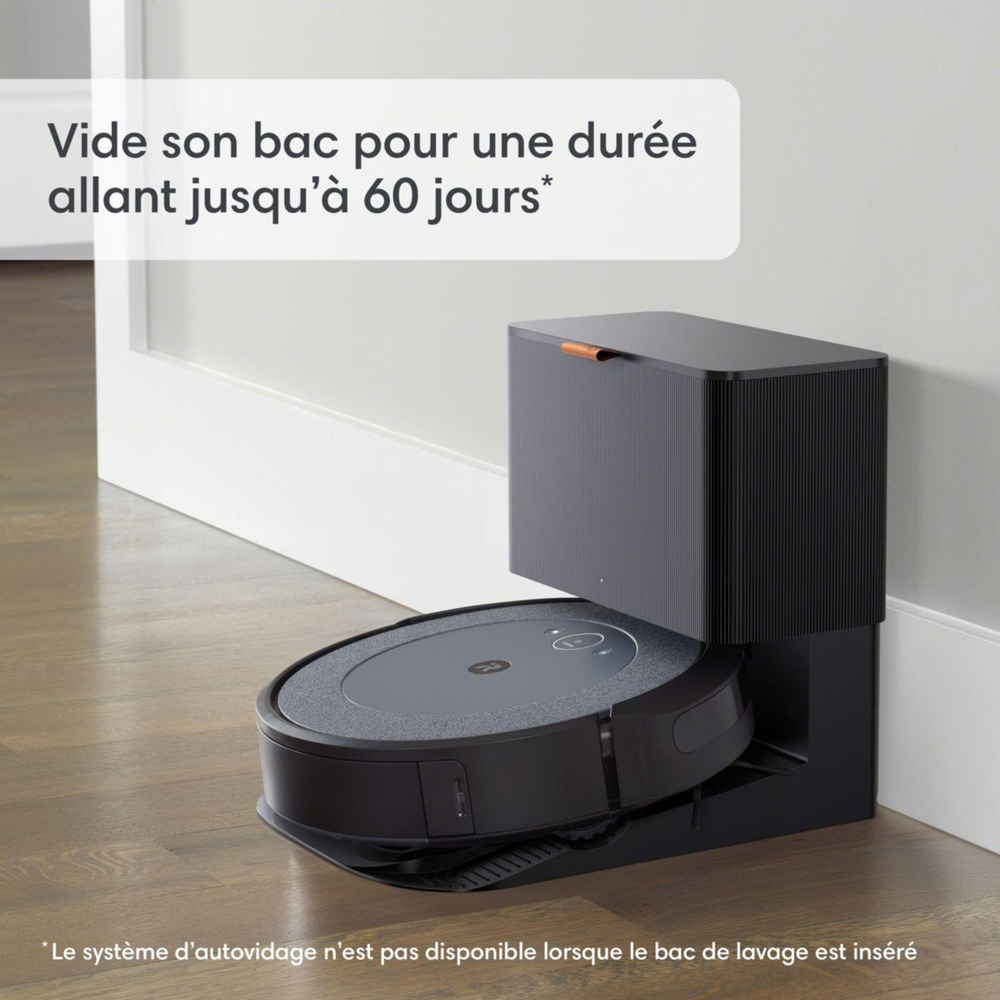 Voir la diapositive 3 : IROBOT Aspirateur robot Roomba Combo i5+