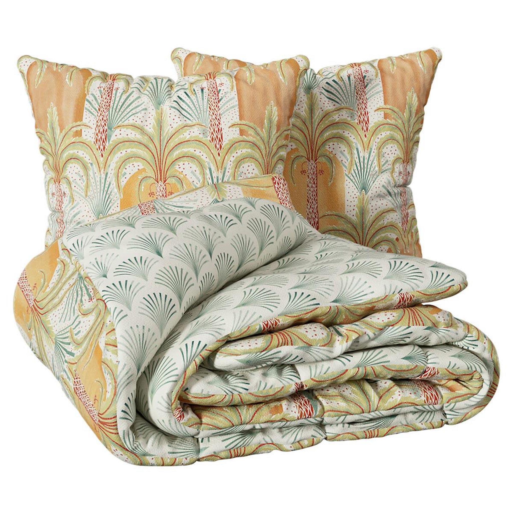 Voir la diapositive 2 : ATMOSPHERA Parure de lit 3 pièces  janice  240x220cm multicolore
