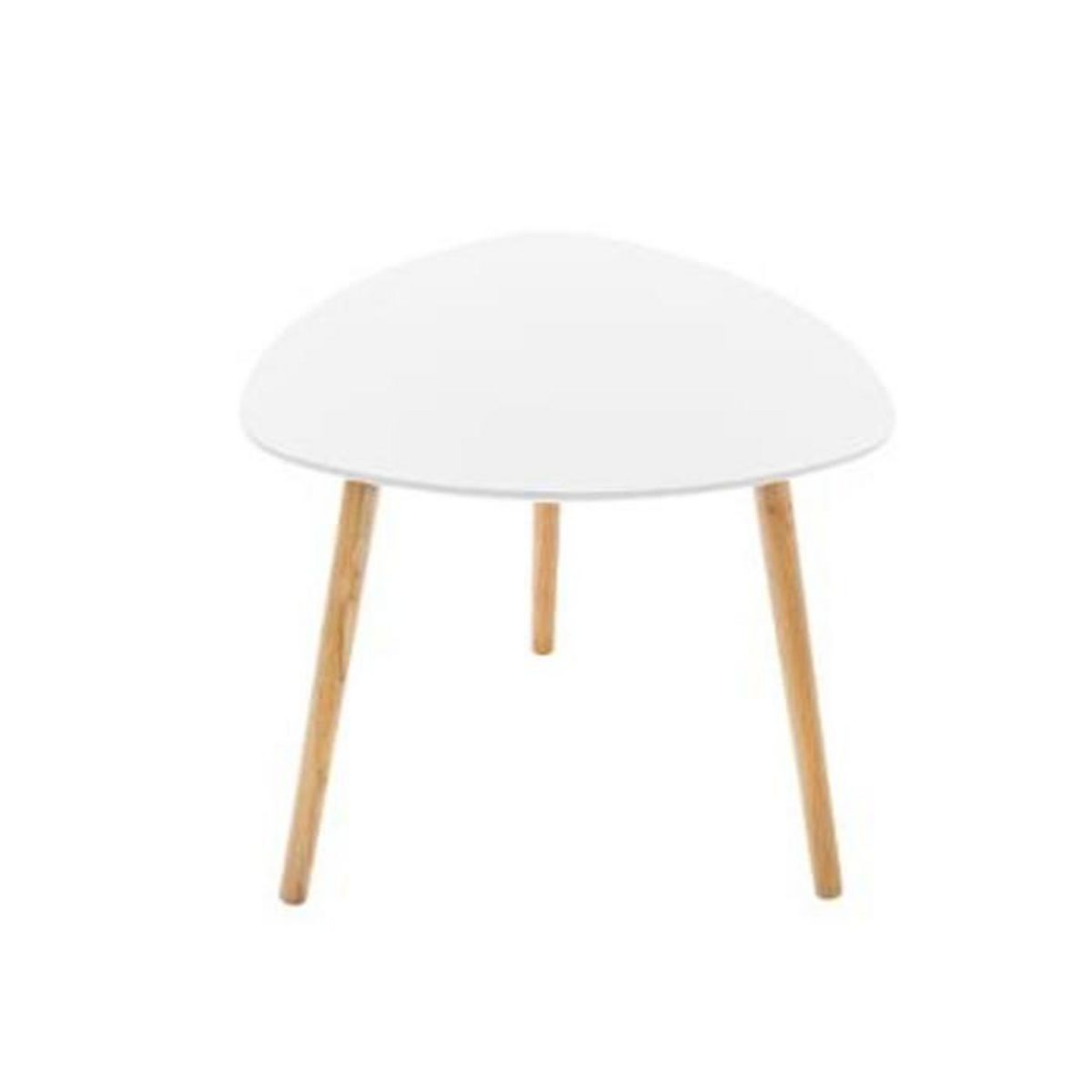 ATMOSPHERA Lot de 3 Tables à Café Gigognes  Mileo  60cm Blanc