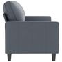 Voir la diapositive 4 : VIDAXL Canape a 3 places Gris fonce 180 cm Velours