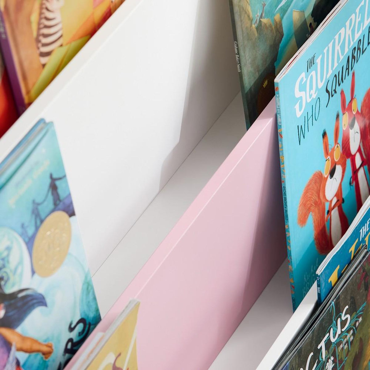 SOBUY SoBuy - Bibliothèque Enfant à 4 étagères - Nordique - KMB32