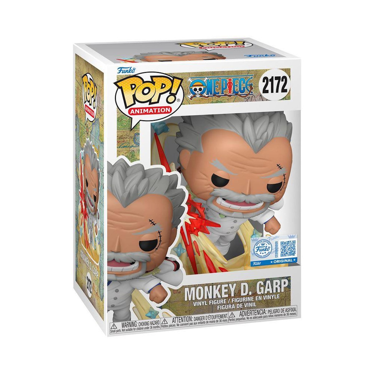 Funko Figurine Funko Pop Animation One Piece Monkey D. Garp Galaxy Impact with Chase Modèle aléatoire
