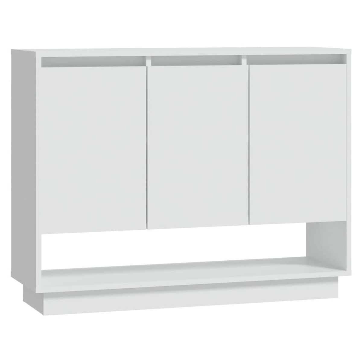 VIDAXL Buffet Blanc 97x31x75 cm Bois d'ingenierie
