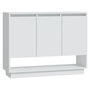 Voir la diapositive 2 : VIDAXL Buffet Blanc 97x31x75 cm Bois d'ingenierie