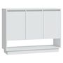 Voir la diapositive 2 : VIDAXL Buffet Blanc 97x31x75 cm Bois d'ingenierie