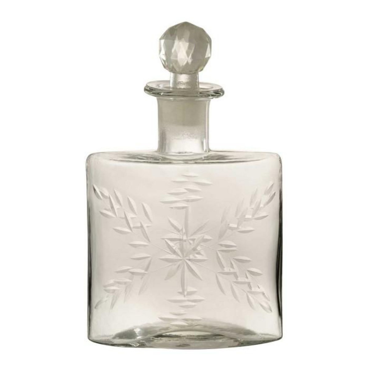 Paris Prix Carafe Design en Verre  Ovale  22cm Transparent