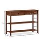 Voir la diapositive 6 : IDIMEX Table console d'entrée APOANA L 110 cm en bois