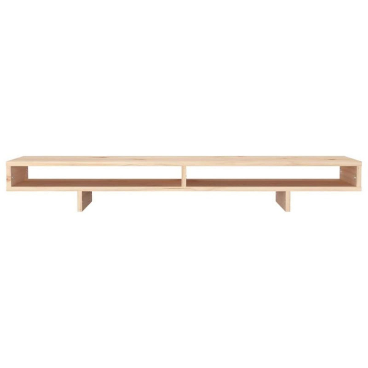 VIDAXL Support pour moniteur 100x27x14 cm Bois de pin solide