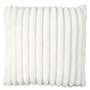 Voir la diapositive 1 : Paris Prix Coussin Déco  Côtelé  40x40cm Écru