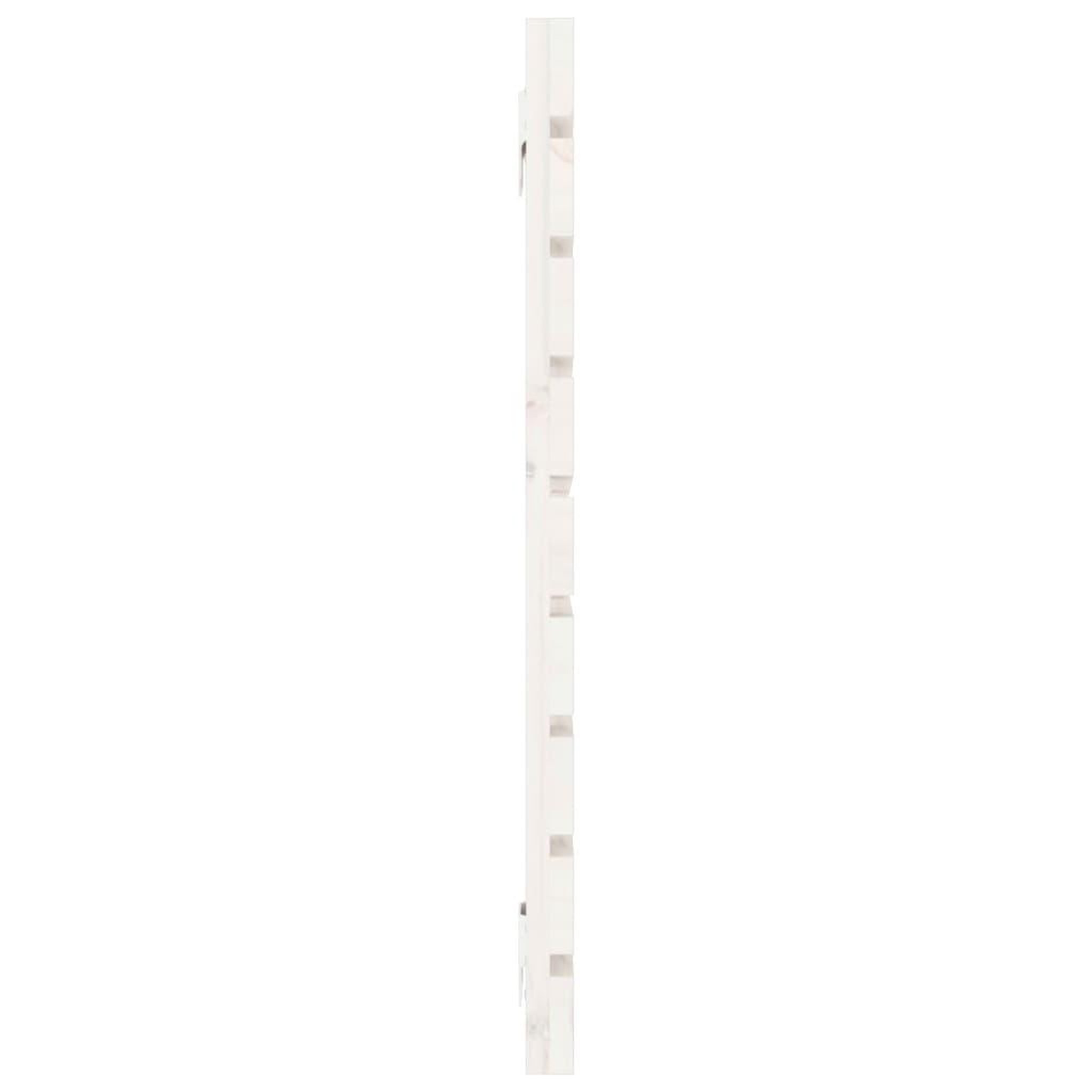 Voir la diapositive 5 : VIDAXL Tete de lit murale Blanc 146x3x63 cm Bois massif de pin