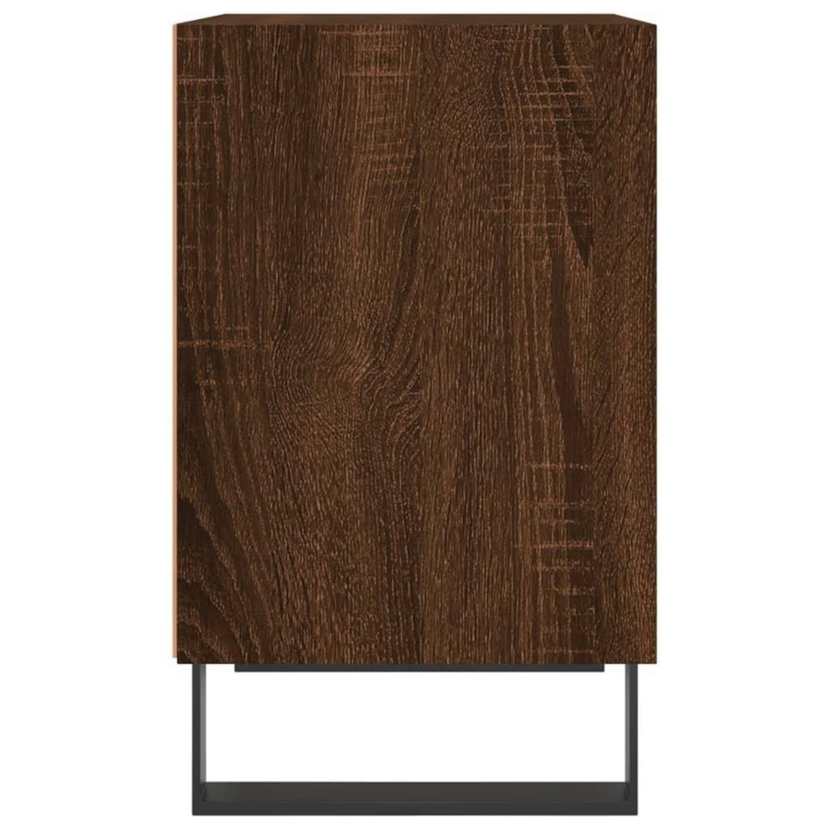 VIDAXL Table de chevet chene marron 40x30x50 cm bois d'ingenierie