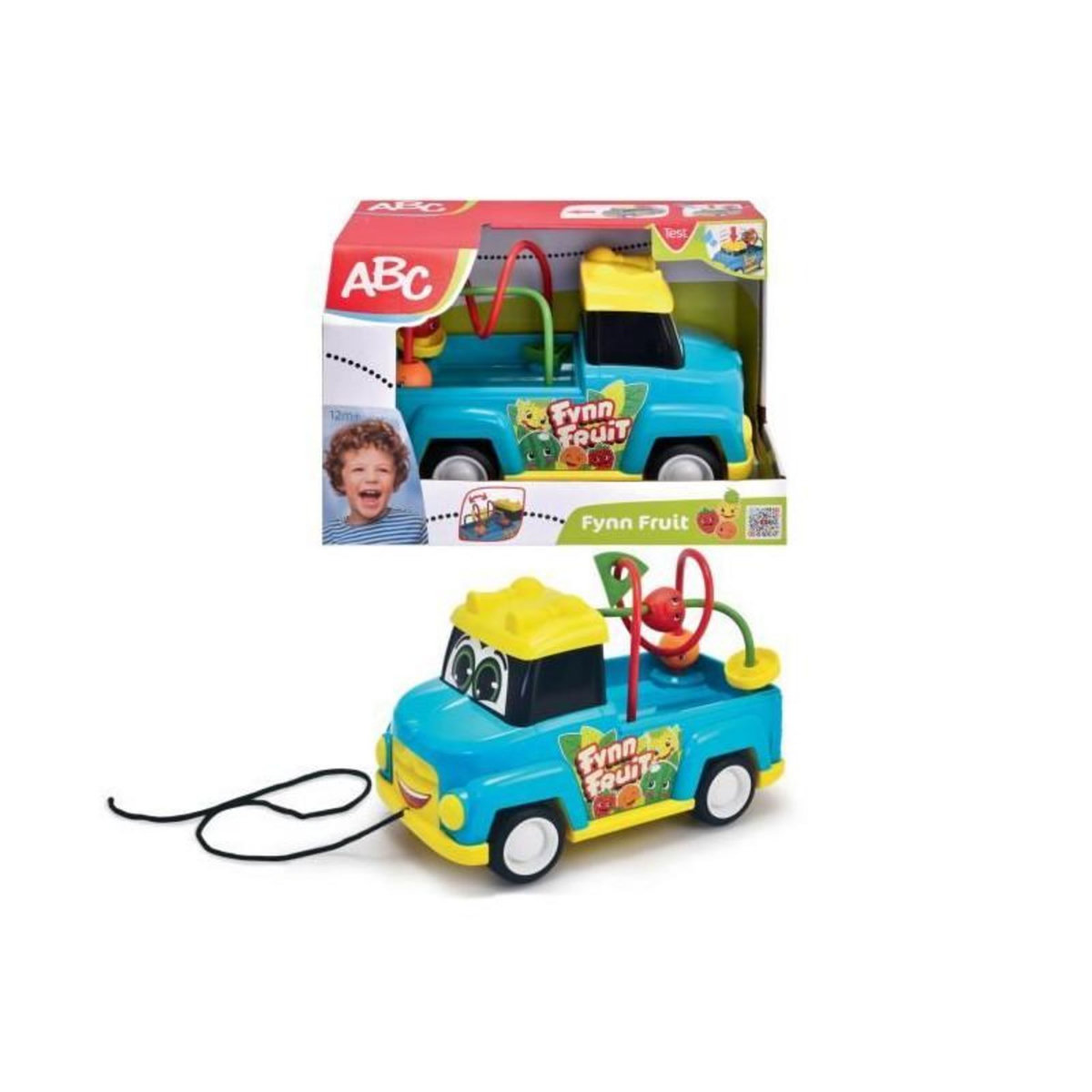 DIAMOND FOOTBALL COMPANY Dickie - ABC Fynn Fruit Friends - Fonctions Sonores et Accessoires - Des 12 Mois