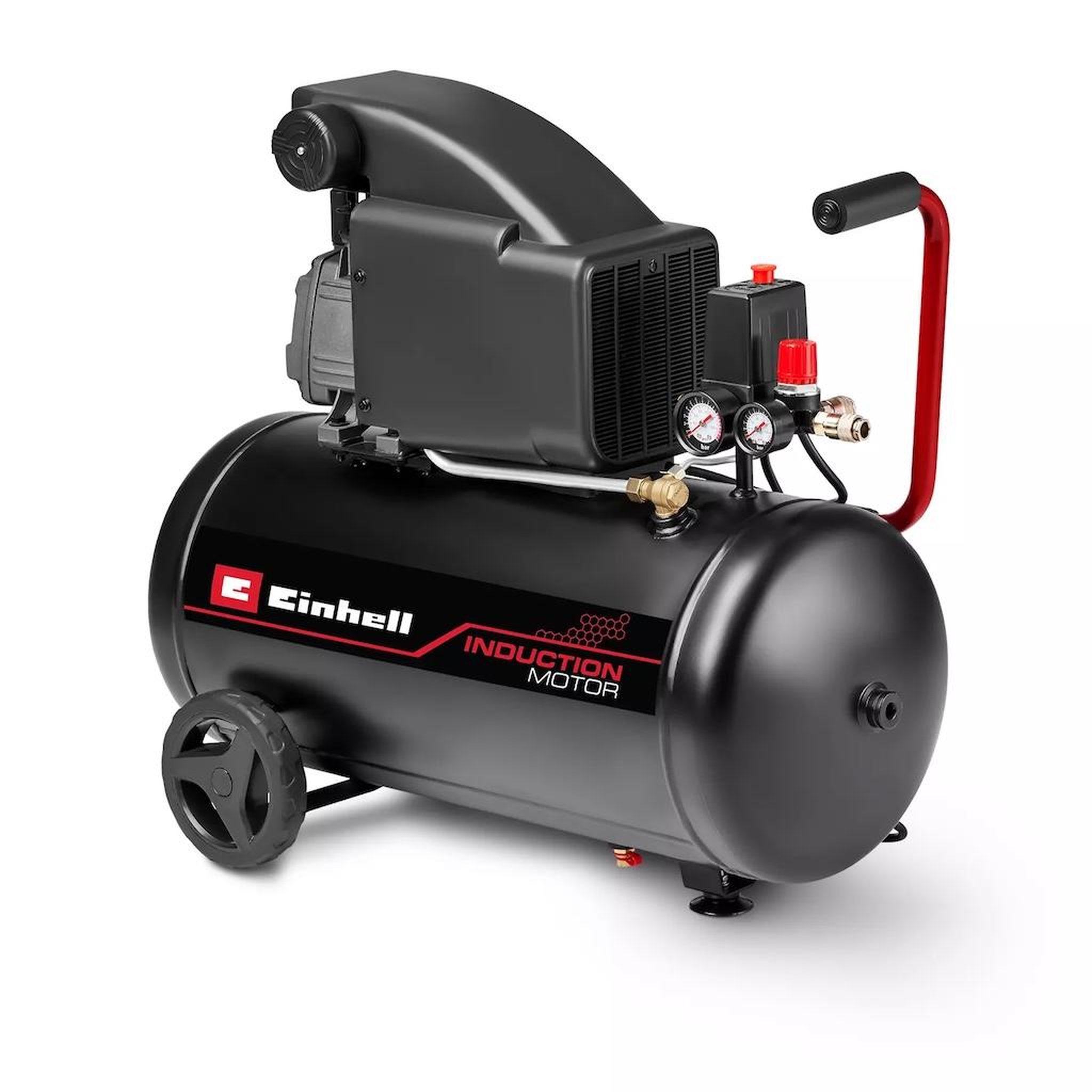 Einhell Compresseur d'air - tc-ac 270/50/10 - 1800 w - cuve 50 l - 10 bar - moteur à induction - transportable